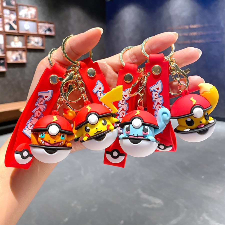 Pokeball Cosplay Prop - Porte-clés Pikachu Poké Ball pour les