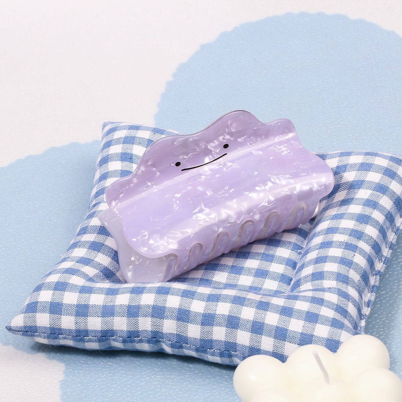 Cosplay Prop Diy - Pince à cheveux Pokémon Ditto violette,