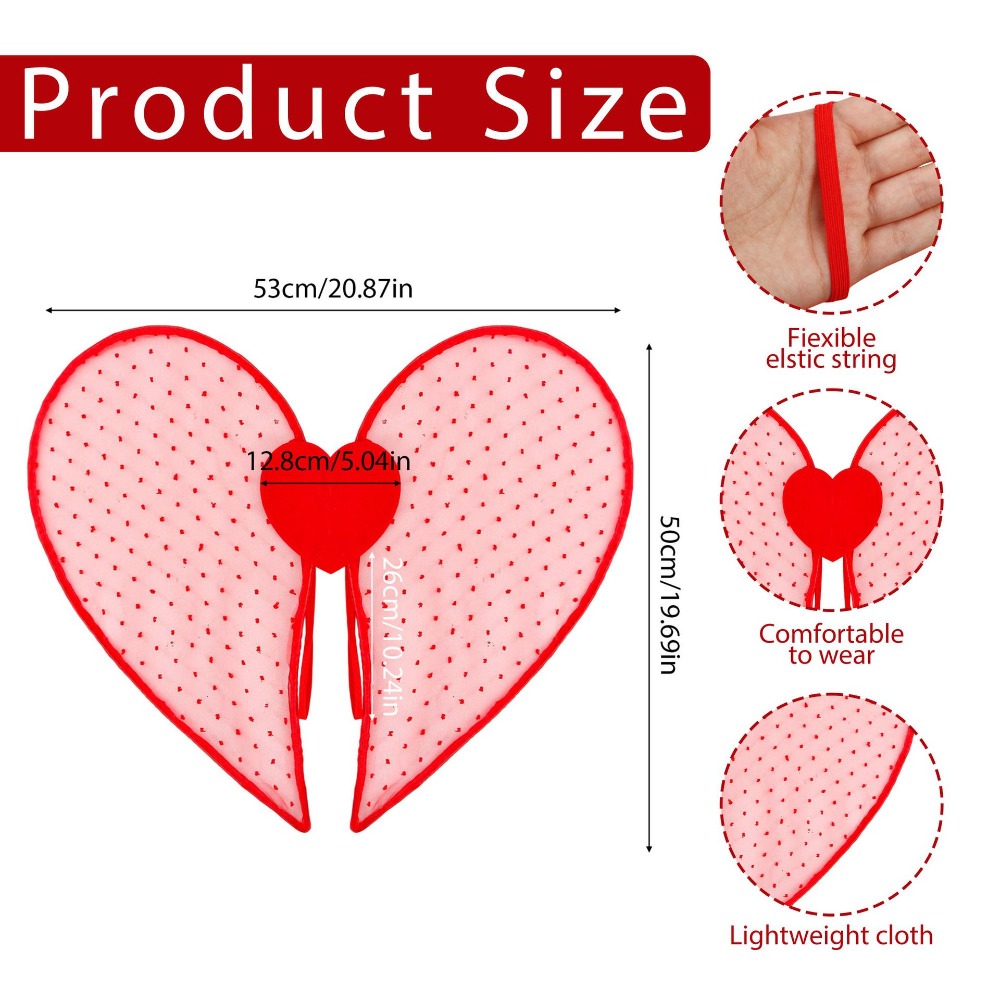 Cosplay Material For Prop - Ailes en organza en forme de