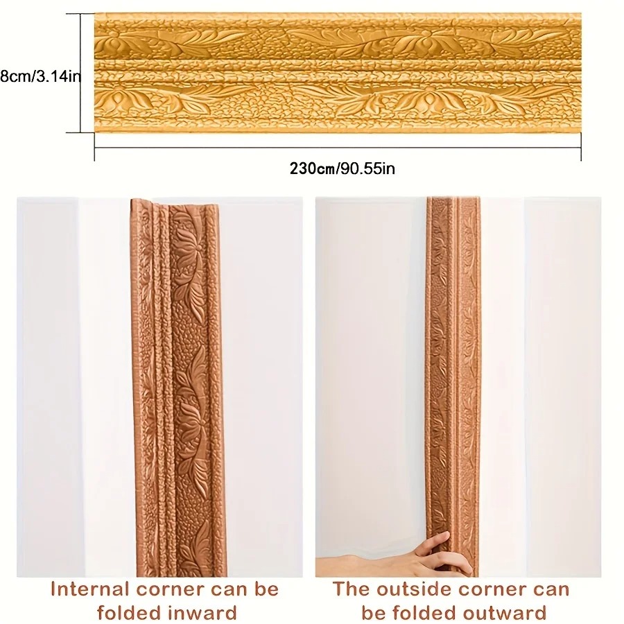 Craft Foam Roll - Bande autocollante en mousse pour bord