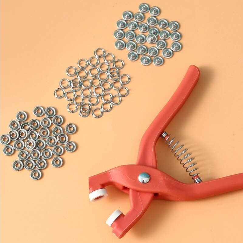 Snap Fastener Set - Ensemble de pinces à cinq mâchoires,