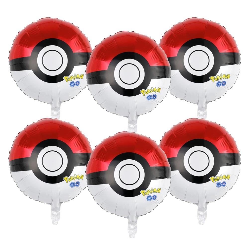 Pokeball Cosplay Prop - 2026 Lot de 6 ballons de