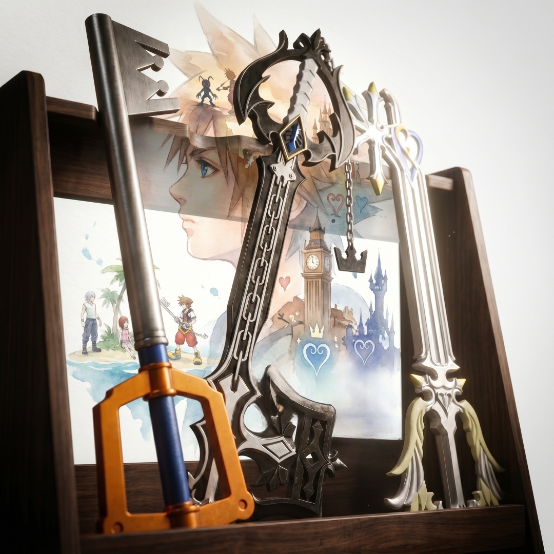 Keyblade Cosplay Prop - Épée Katana Sora Keyblade de Kingdom