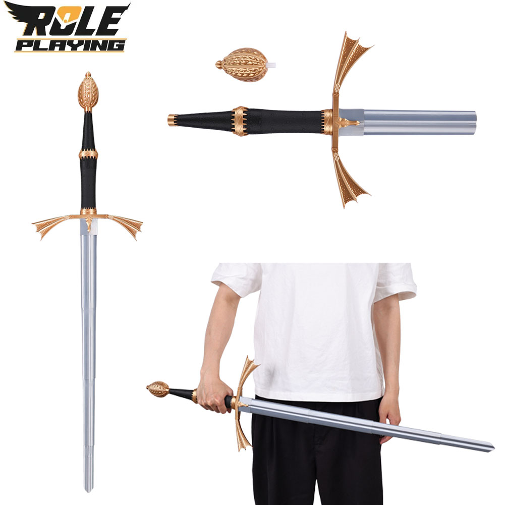 Cosplay Prop Knife - Couteau rétractable en plastique argenté pour