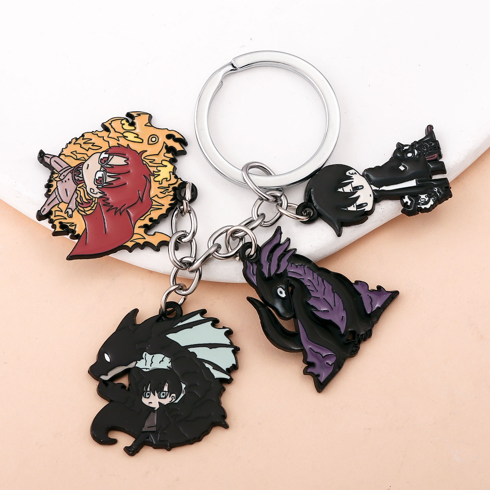 Keyblade Cosplay Prop - Porte-clés pendentif personnage de nivellement Solo,