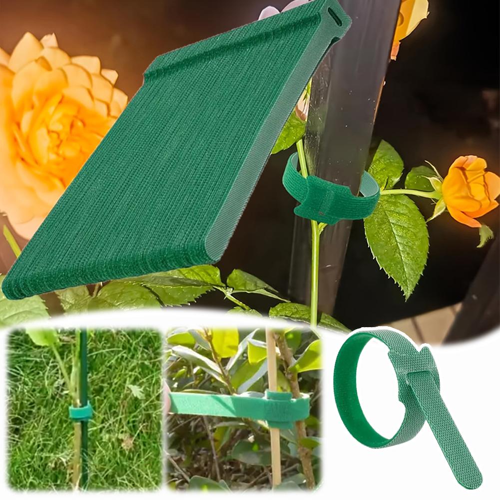 Velcro Hook Loop - 100 attaches pour plantes en nylon