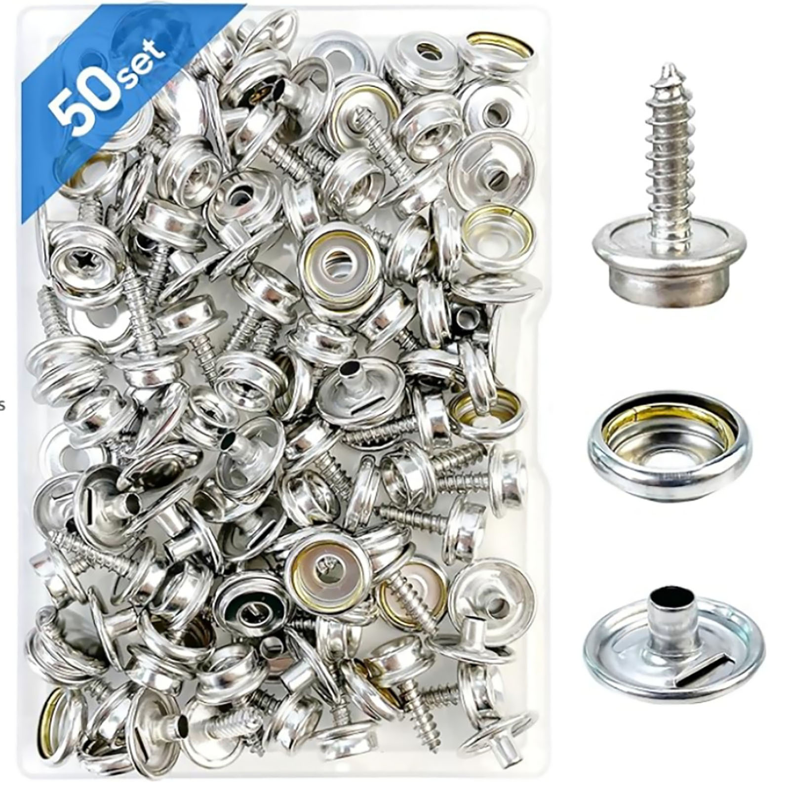 Snap Fastener Set - Kit de Fixation à Bouton-Pression pour