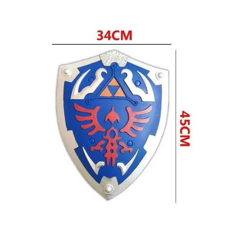 Cosplay Material For Prop - Épée et bouclier bleus Hylian Escudo