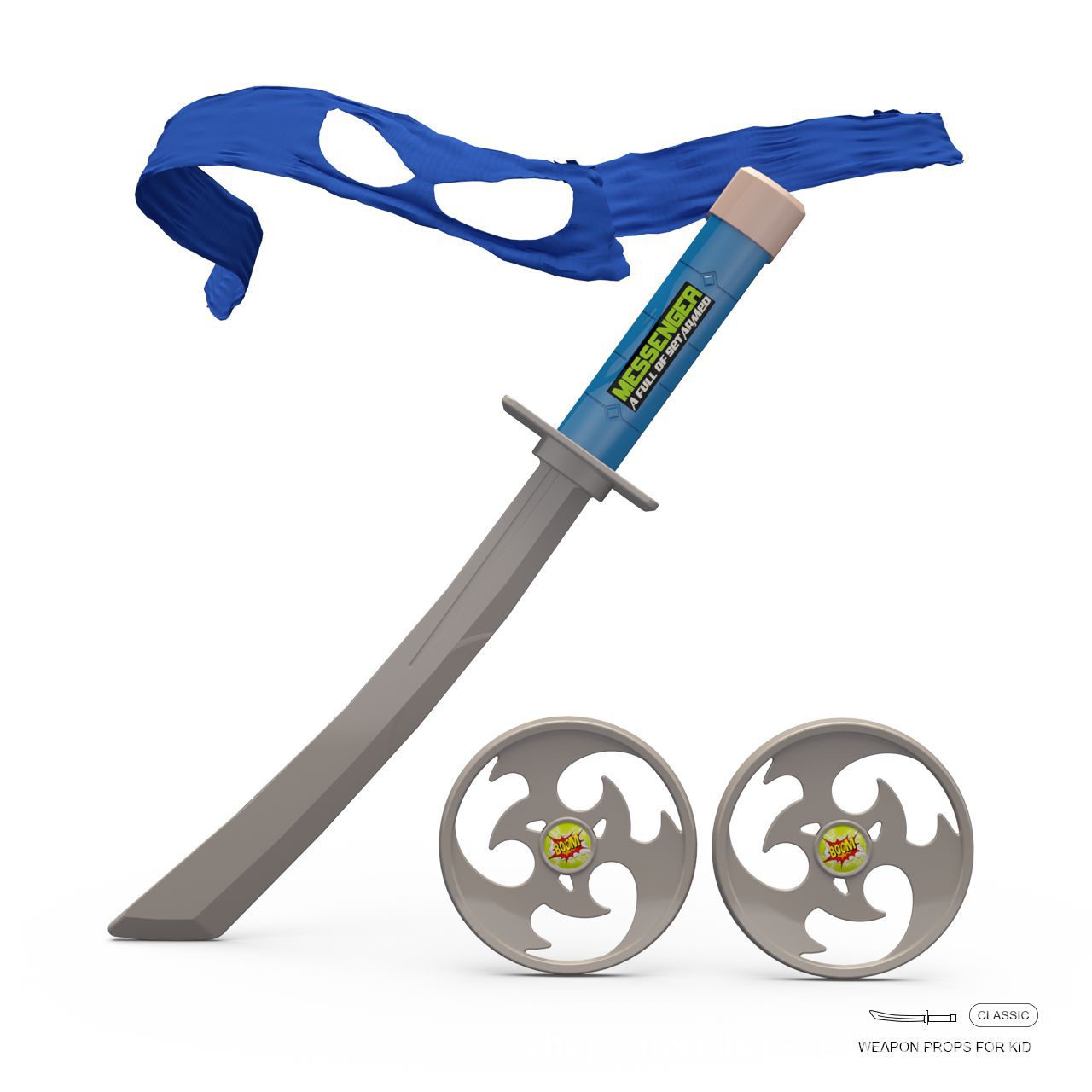 Masque pour les yeux, nunchaku - Cosplay Prop Knife avis et prix
