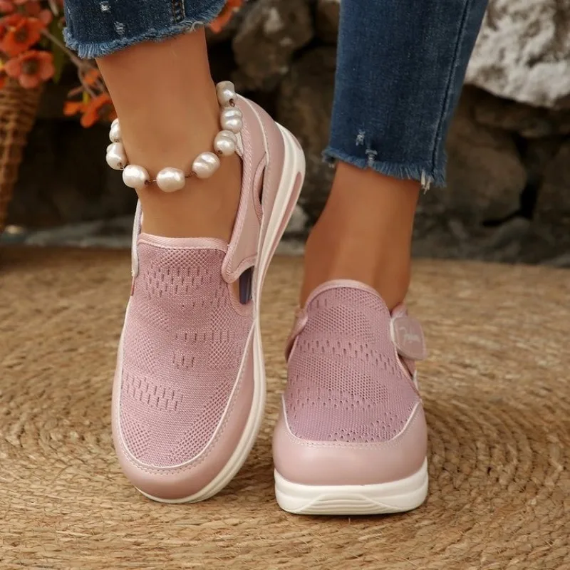 Baskets compensées pour femmes - Velcro Hook Loop avis et prix