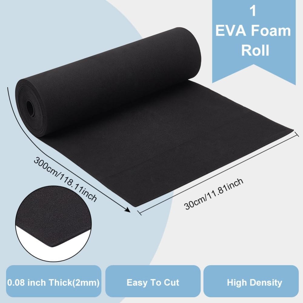 Feuilles de mousse EVA noires  - Craft Foam Roll avis et prix