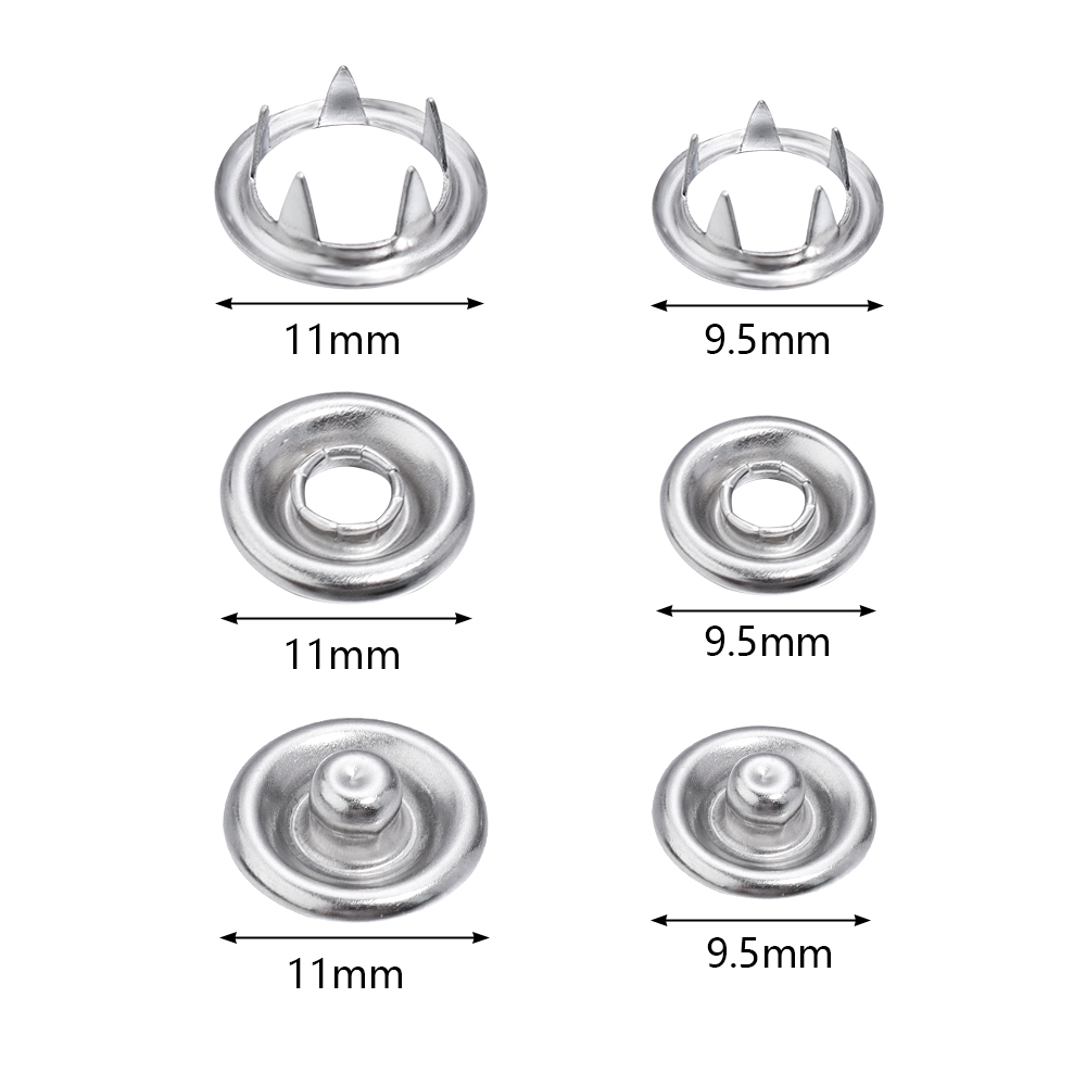 50 ensembles de boutons-pressi - Snap Fastener Set avis et prix