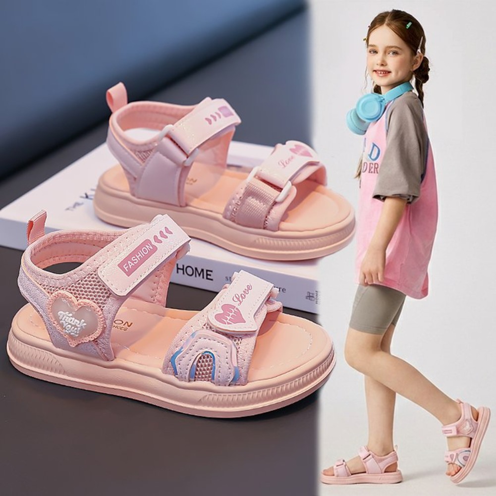 Sandales Princesse Cœur pour F - Velcro Hook Loop avis et prix