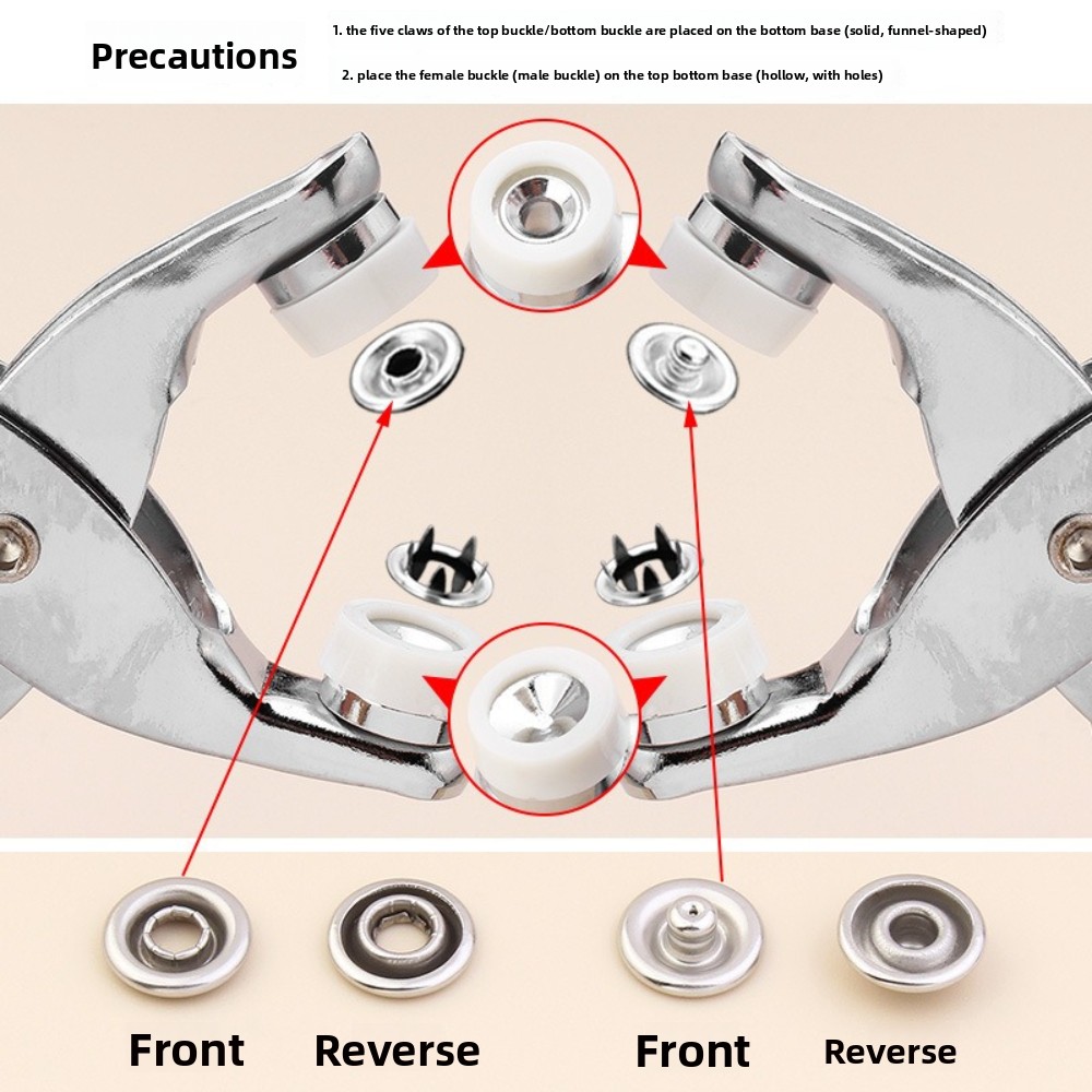 Kit de pinces à boutons-pressi - Snap Fastener Set avis et prix
