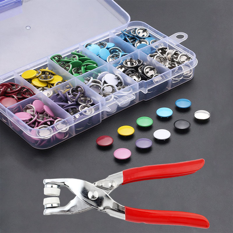 Boutons à pression en métal 50 - Snap Fastener Set avis et prix